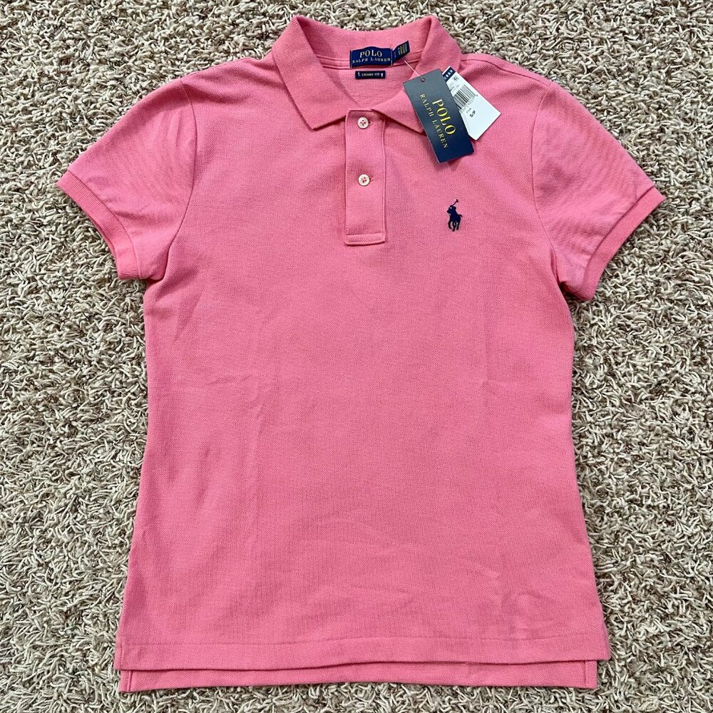 Polo by Ralph Lauren Pink Women’s Classic Short Sleeve Polo NWT